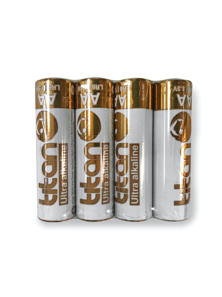 4 X TITAN AA BATTERIES Titan Incubators