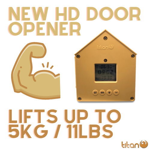 Wir stellen unsere neue BIGGER und STRONGER HD HeavyDuty Hühnerstalltür vor Opener💪🐓