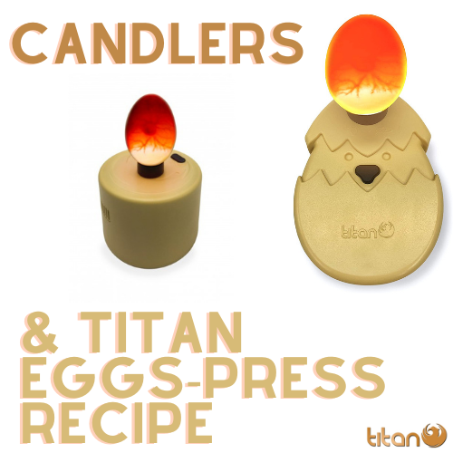 Candele per le uova e presentazione della Titan Eggs-press Recipes🥚